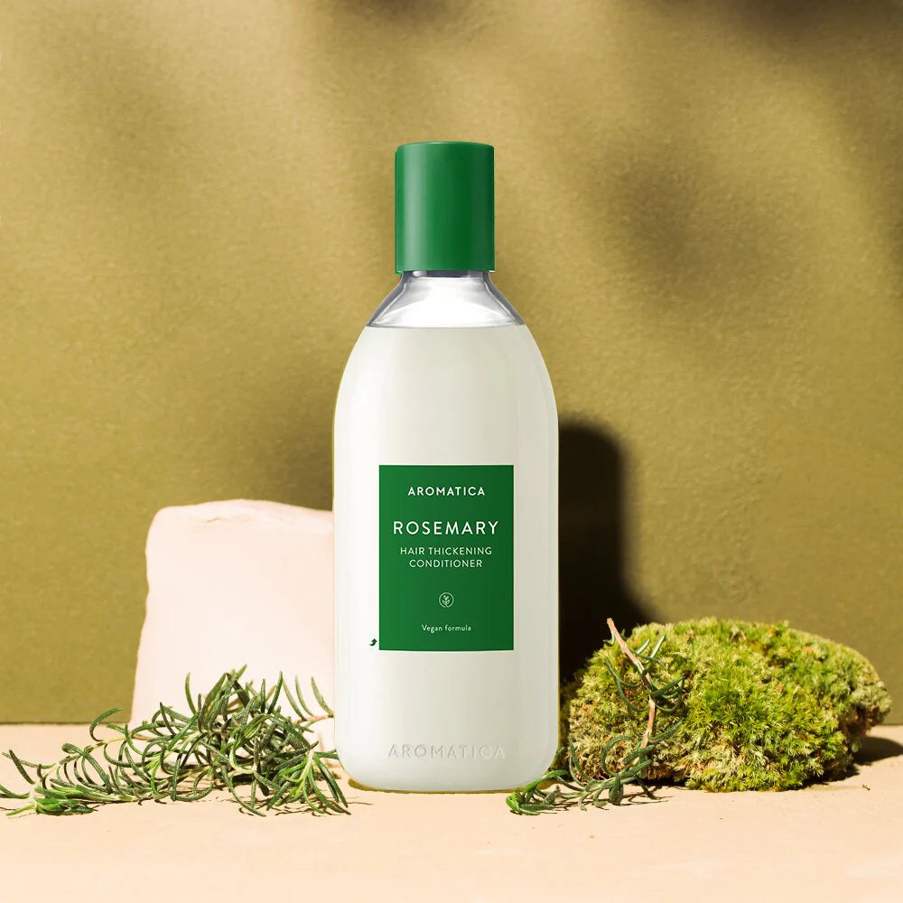 Бессиликоновый кондиционер с розмарином AROMATICA Rosemary Hair Thickening Conditioner 400 мл