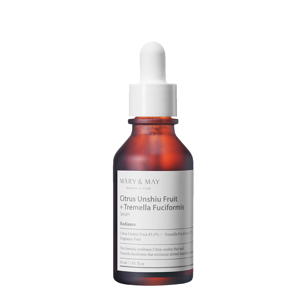 Увлажняющая сыворотка от пигментации Mary&May Citrus Unshiu Fruit + Tremella Fuciformis Serum 30 ml