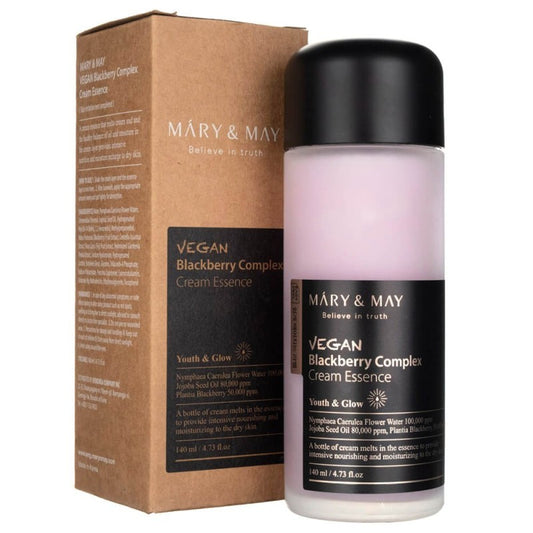 Кремовая эссенция с экстрактом ежевики Mary&May Vegan Blackberry Complex Cream Essence