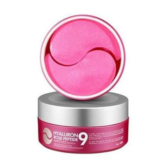 Патчи с экстрактом розы и пептидами MEDI-PEEL Hyaluron Rose Peptide 9 Ampoule Eye Patch