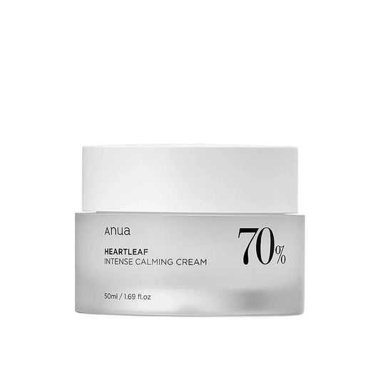 Успокаивающий крем для лица с экстрактом гуттуинии ANUA HEARTLEAF 70% INTENSE CALMING CREAM